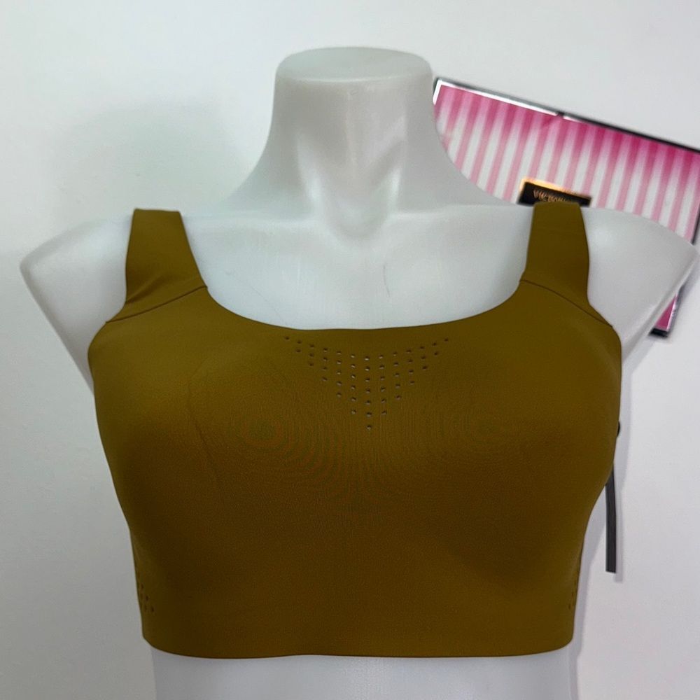 🔥Victoria's Secret Olive Sports Bra Sz 36DDD high support NWT
